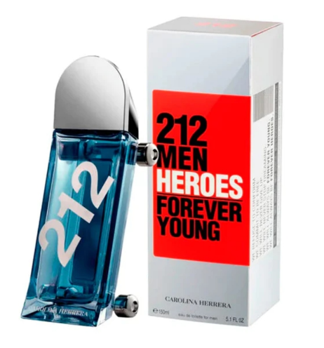 212 Men Heroes Forever Young EDT 150 ML - Carolina Herrera