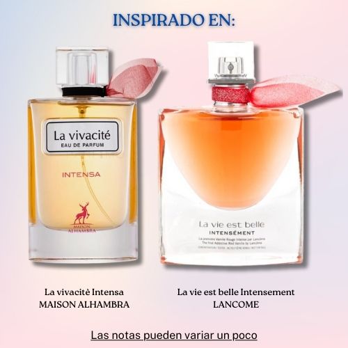 La Vivacitè Intensa EDP 100 ML - Maison Alhambra - Multimarcas
