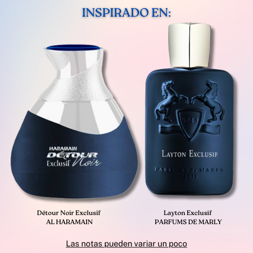 Détour Noir Exclusif EDP 100 ML Unisex - Al Haramain - (Inspirado