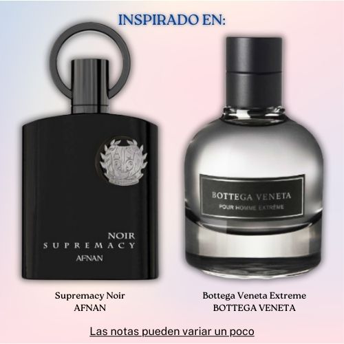 Supremacy Noir EDP 100 ML Unisex - Afnan (Inspirado en Bottega