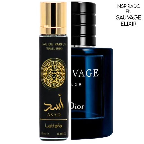 Asad EDP 12 ML Travel Spray for Men - Lattafa - (Inspirado en