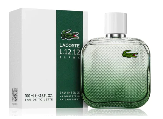 L.12.12. Blanc Eau Intense EDT 100 ML for Men Lacoste Multimarcas Perfumes