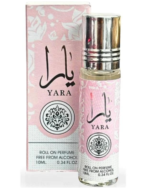 Yara Roll On Perfume Oil For women 10 ML  By Ard Al Zaafaran (Aceite Libre de Alcohol)