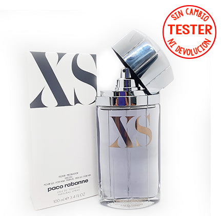 XS Excess Men EDT 100 ML Envase Antiguo Tester Probador Paco Raba Multimarcas Perfumes