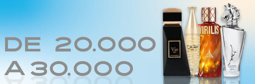 Perfumes Arabe de 20.000 a 30.000