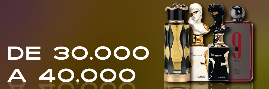 Perfumes Arabe entre 30.000 a 40.000