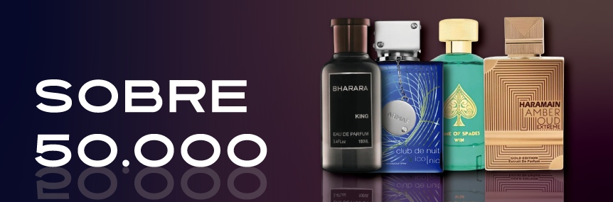 Perfumes Arabe sobre 50.000