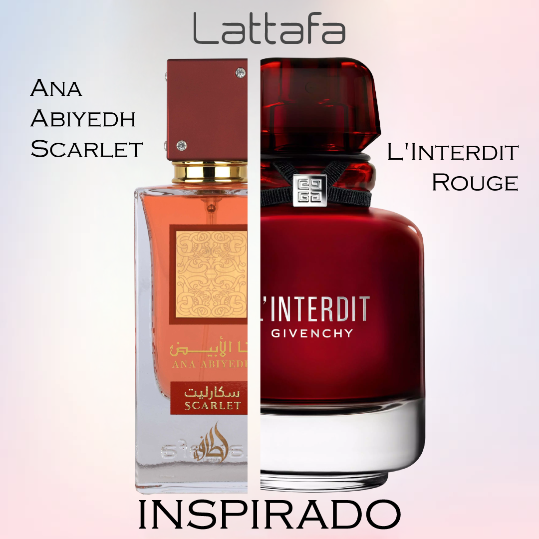 Ana Abiyedh Scarlet EDP 60 ML For Women - Lattafa (Inspirado en L'Interdit Rouge)