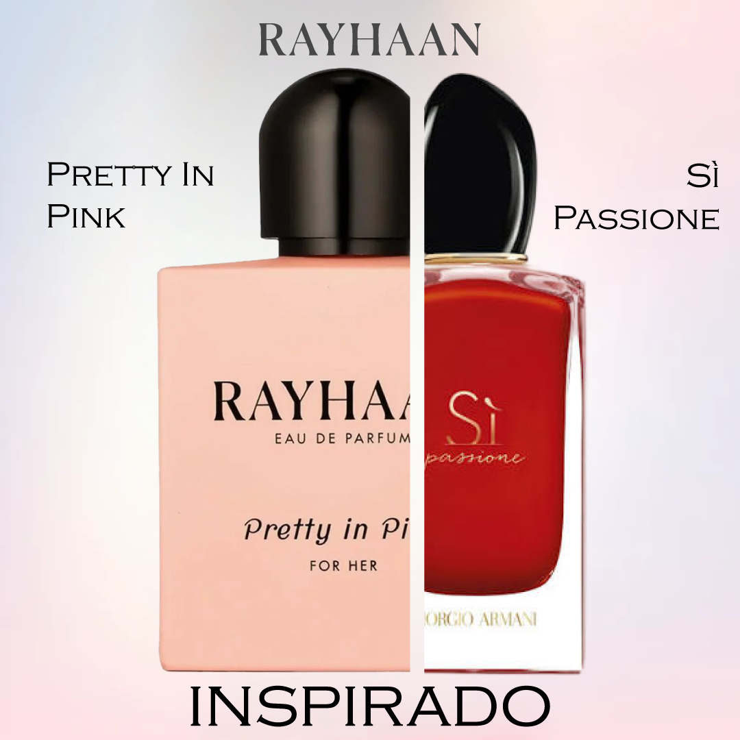 Pretty In Pink EDP  100 ML For Women - Rayhaan - (Inspirado en Sì Passione)