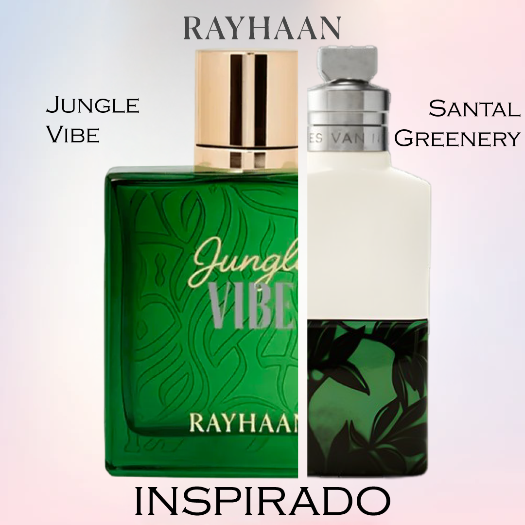 Jungle Vibe EDP 100 ML Unisex - Rayhaan - (Inspirado en Santal Greenery)