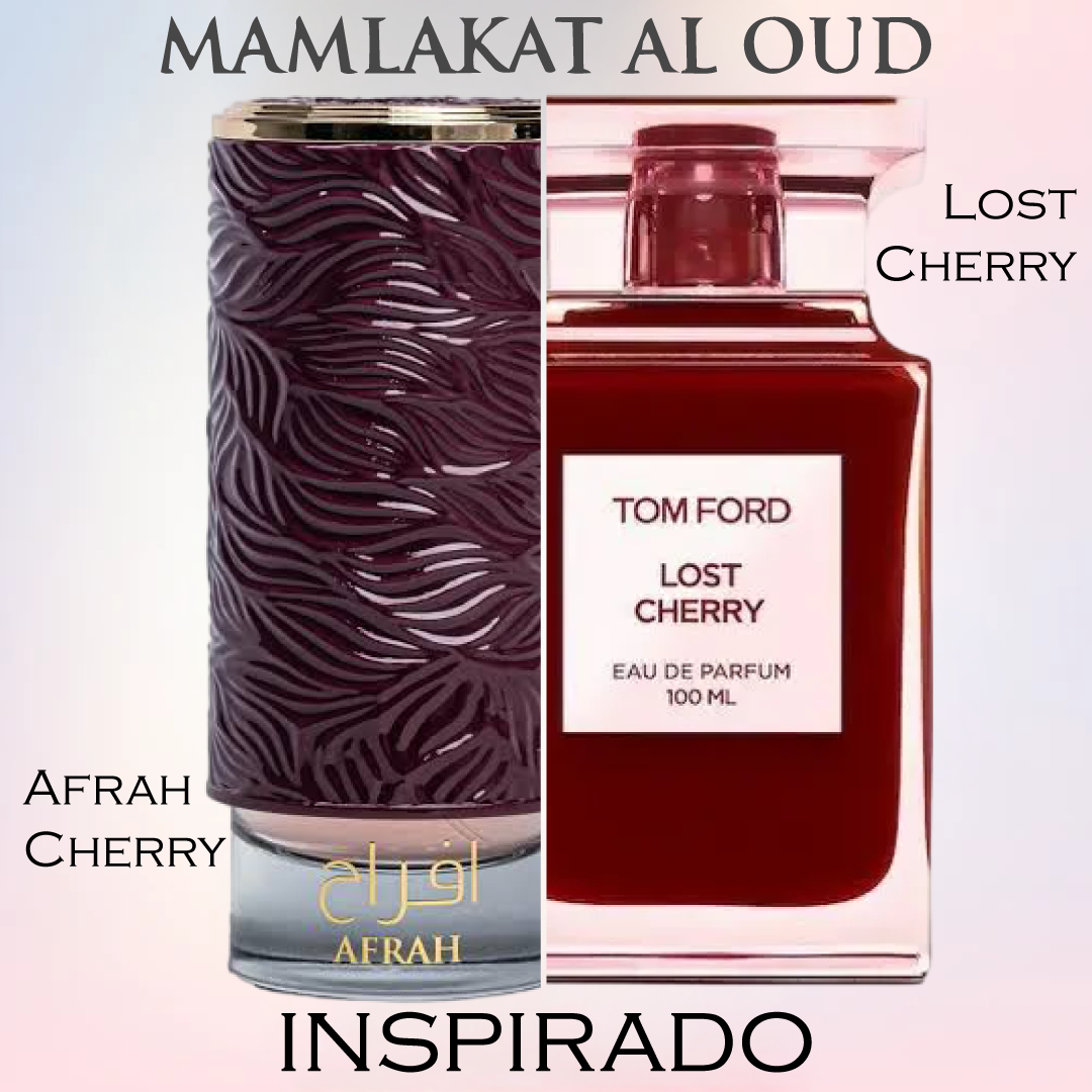 Afrah Cherry EDP 100 ML Unisex  - Mamlakat Al Oud  (Inspirado en Lost Cherry)