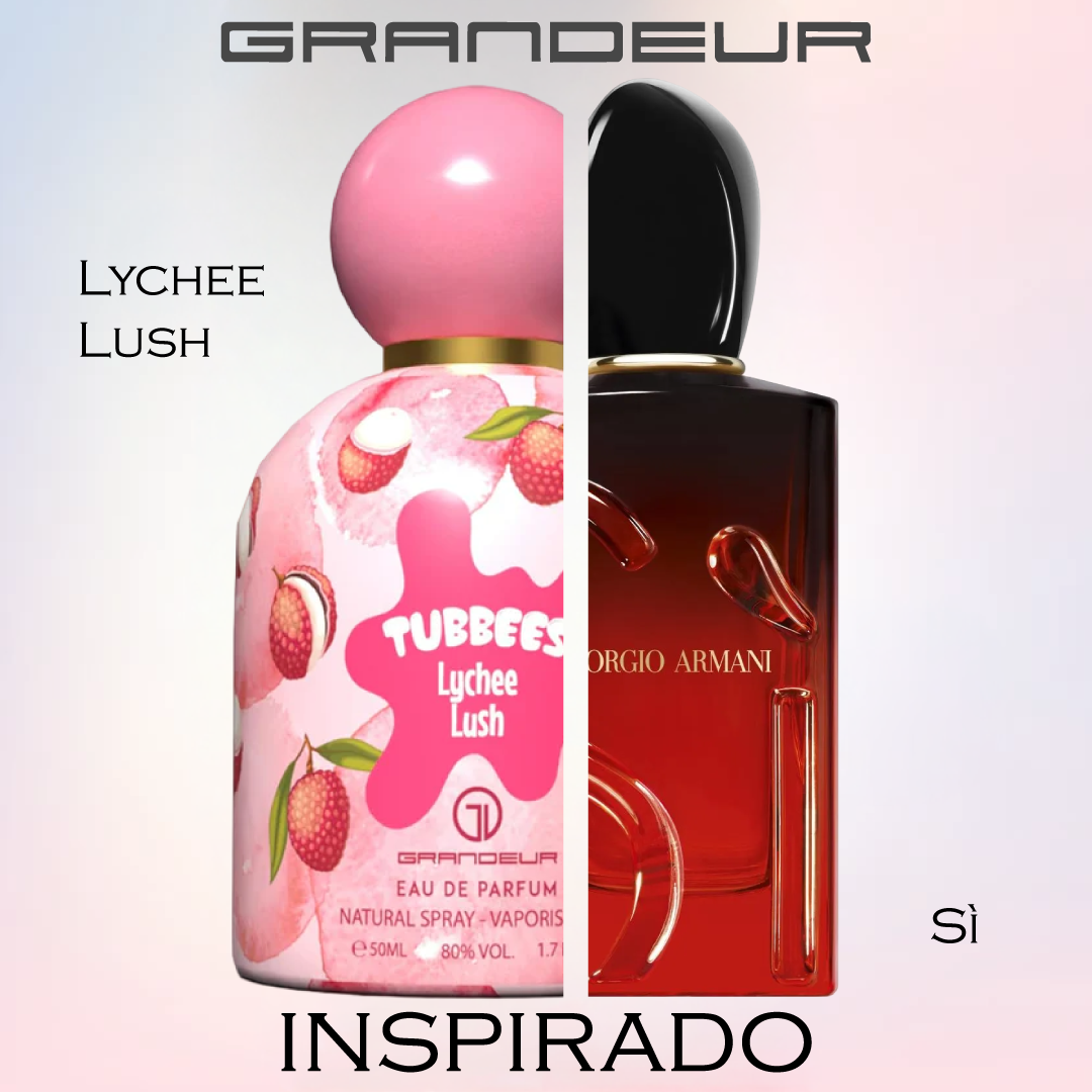 Lychee Lush EDP 50 ML Unisex - Grandeur - (Inspirado en Sì Eau de Parfum Intense)