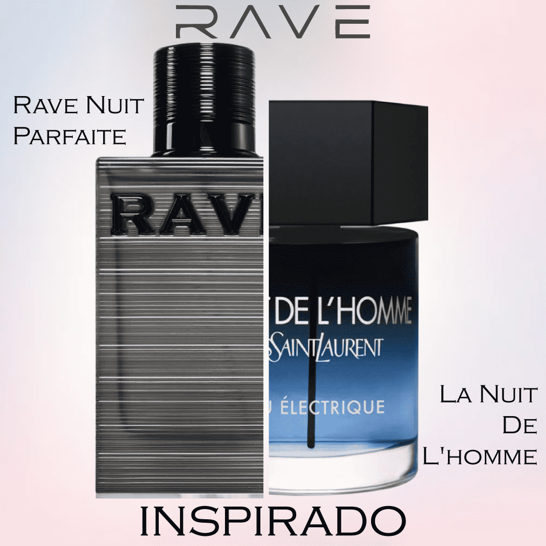 Rave Nuit Parfaite EDP 100 ML For Men - RAVE (La Nuit De L'homme Bleu Électrique)