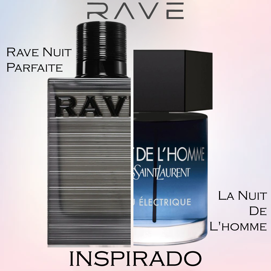 Rave Nuit Parfaite EDP 100 ML For Men - RAVE (La Nuit De L'homme Bleu Électrique)