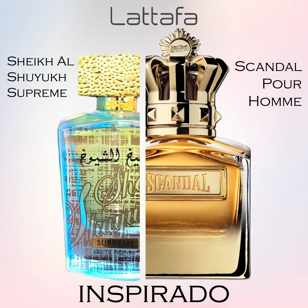 Sheikh Al Shuyukh Supreme EDP 100 ML Unisex - Lattafa - (Inspirado en Scandal Pour Homme Absolu)