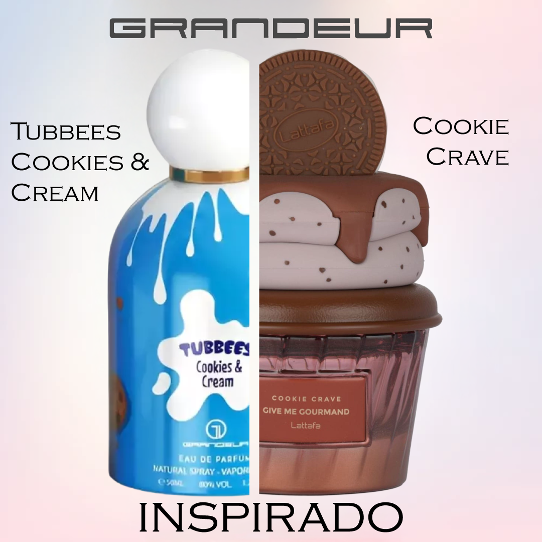 Tubbees Cookies & Cream EDP 50 ML Unisex - Grandeur - (Inspirado en Cookie Crave)
