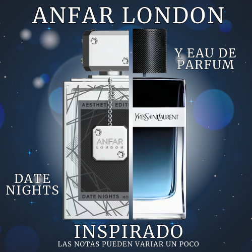Date Nights Extrait de Parfum 100 ML For Men - Anfar London - (Inspirado en Y Eau de Parfum)
