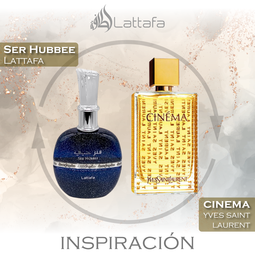 Ser Hubbee EDP 100 ML for Women - Lattafa - (Inspirado En Yves Saint Laurent Cinema)