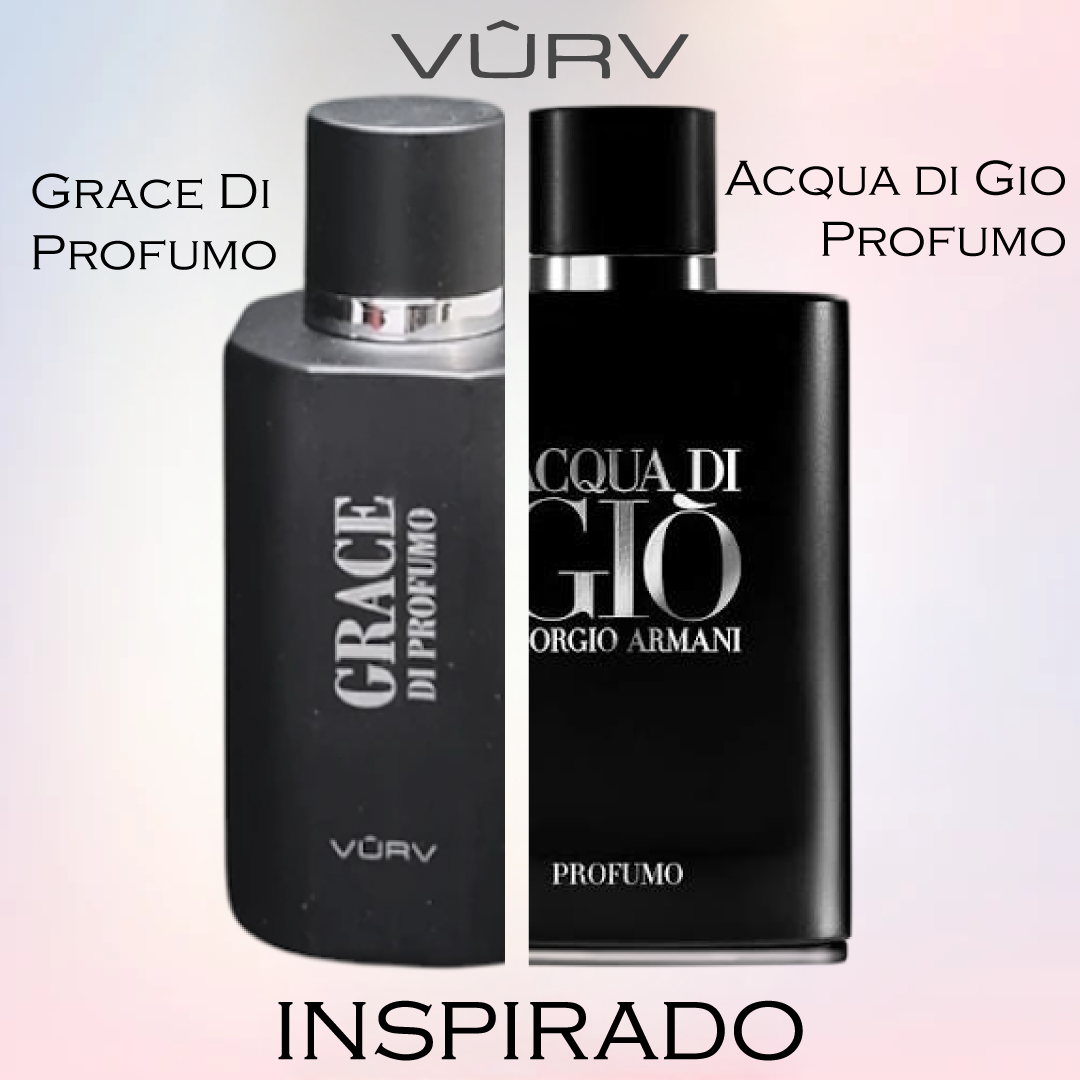 Grace Di Profumo  EDP 100 ML For Men - Vurv - (Inspirado en Acqua di Gio Profumo)