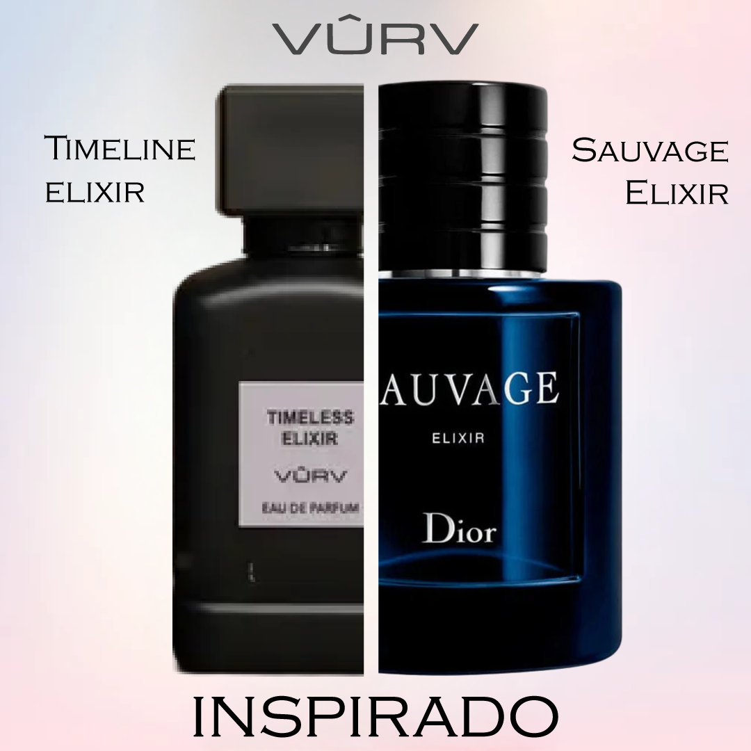 Timeless Elixir EDP 100 ML For Men - Vurv - (Inspirado en Sauvage Elixir)