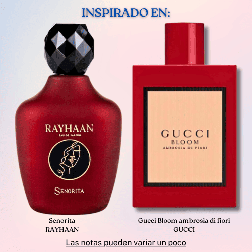 Senorita EDP 100 ML for Woman - Rayhaan (Inspirado en Bloom ambrosia di fiori)