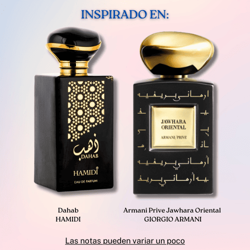Dahab EDP 100 ML Unisex - Hamidi (Inspirado en Prive Jawhara Oriental)