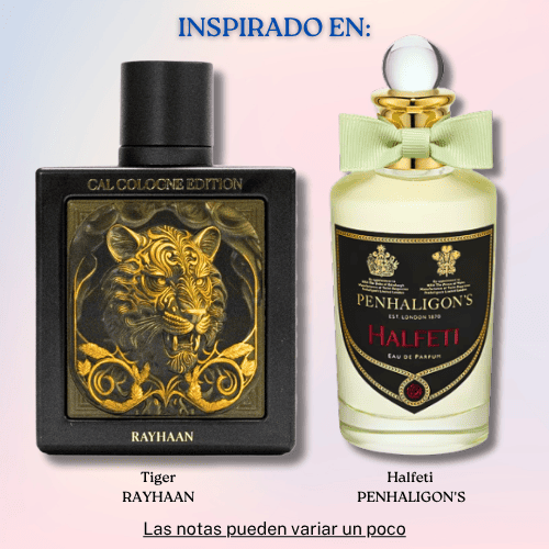 Tiger EDP 100 ML  for Men  - Rayhaan (Inspirado en Halfeti)