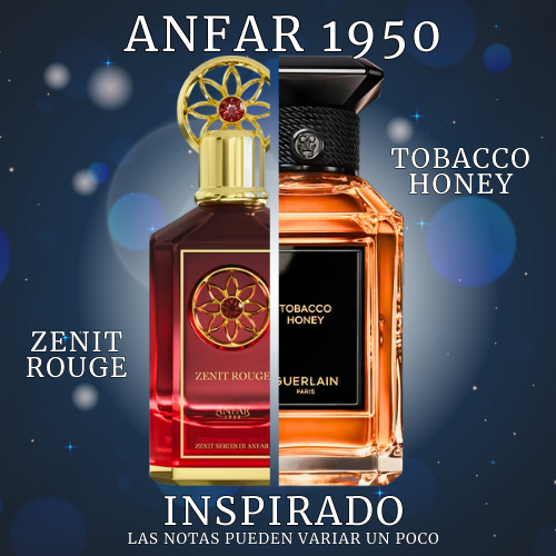 Zenit Rouge Extrait de Parfum 100 ML Unisex - Anfar 1950 - (Inspirado en Tobacco Honey )