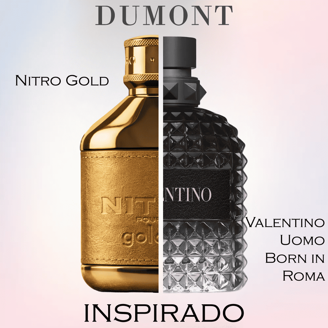 Nitro Gold Dumont EDP 100 ML  -  Dumont - (Inspirado en Valentino Uomo Born in Roma)