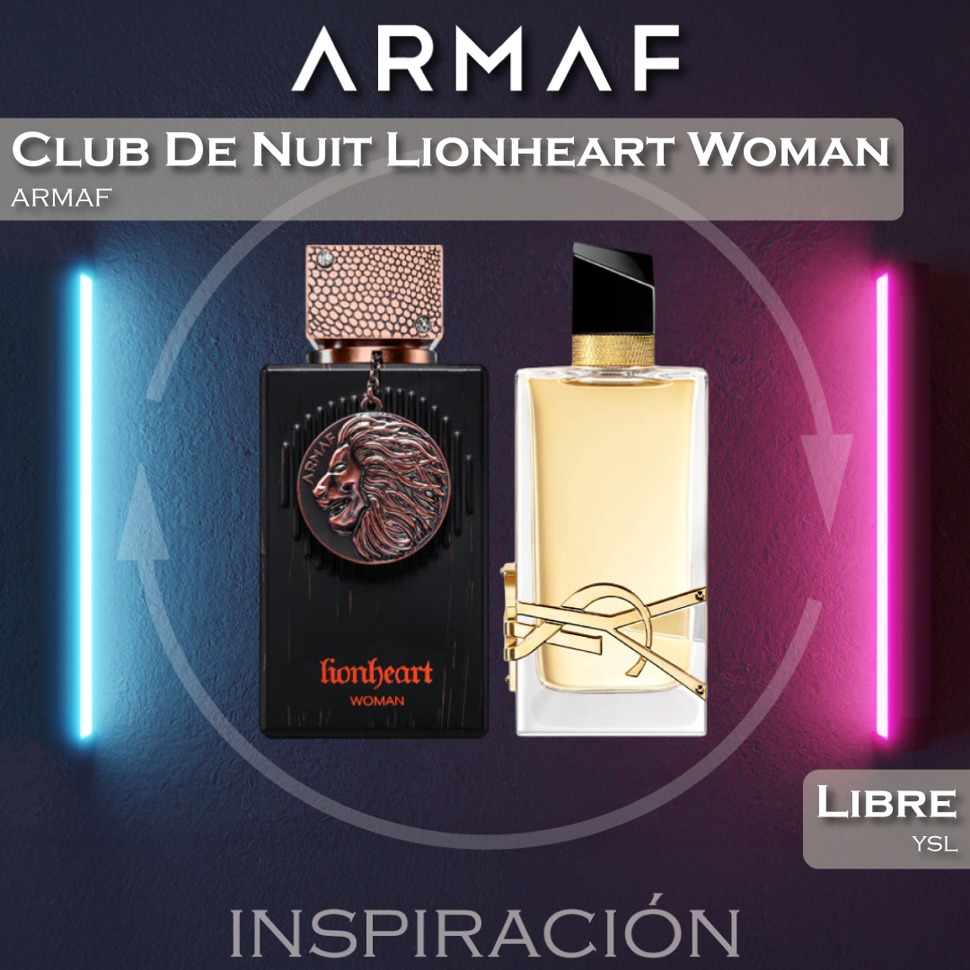 Club De Nuit Lionheart Woman EDP 100 ML - Armaf (&nbsp; Inspirado en Libre Eau de Parfum de Yves Saint Laurent (YSL).