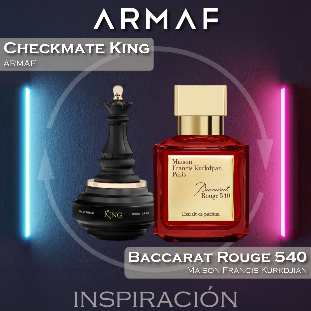 Checkmate King EDP 100 ML For Man  -Armaf (Inspirado en Baccarat Rouge 540 Extrait de Parfum de Maison Francis Kurkdjian)