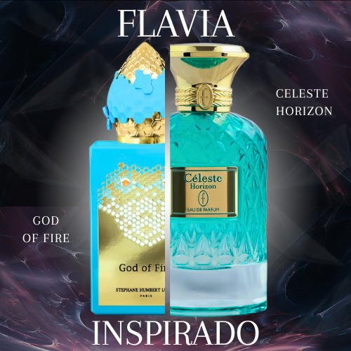 Céleste Horizon EDP 100 ML Unisex -  Flavia - (Inspirado en God of Fire de Stéphane Humbert Lucas 777)