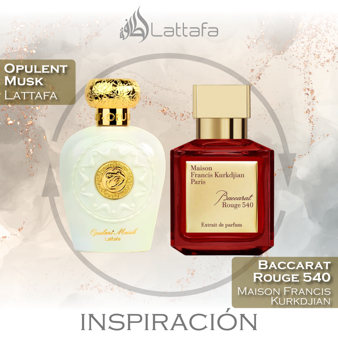 Opulent Musk EDP 100 ML for Women - Lattafa - (Inspirado en baccarat rouge)