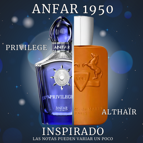 Privilege Extrait de Parfum 100 ML For Men - Anfar 1950 - (Inspirado en Althaïr)