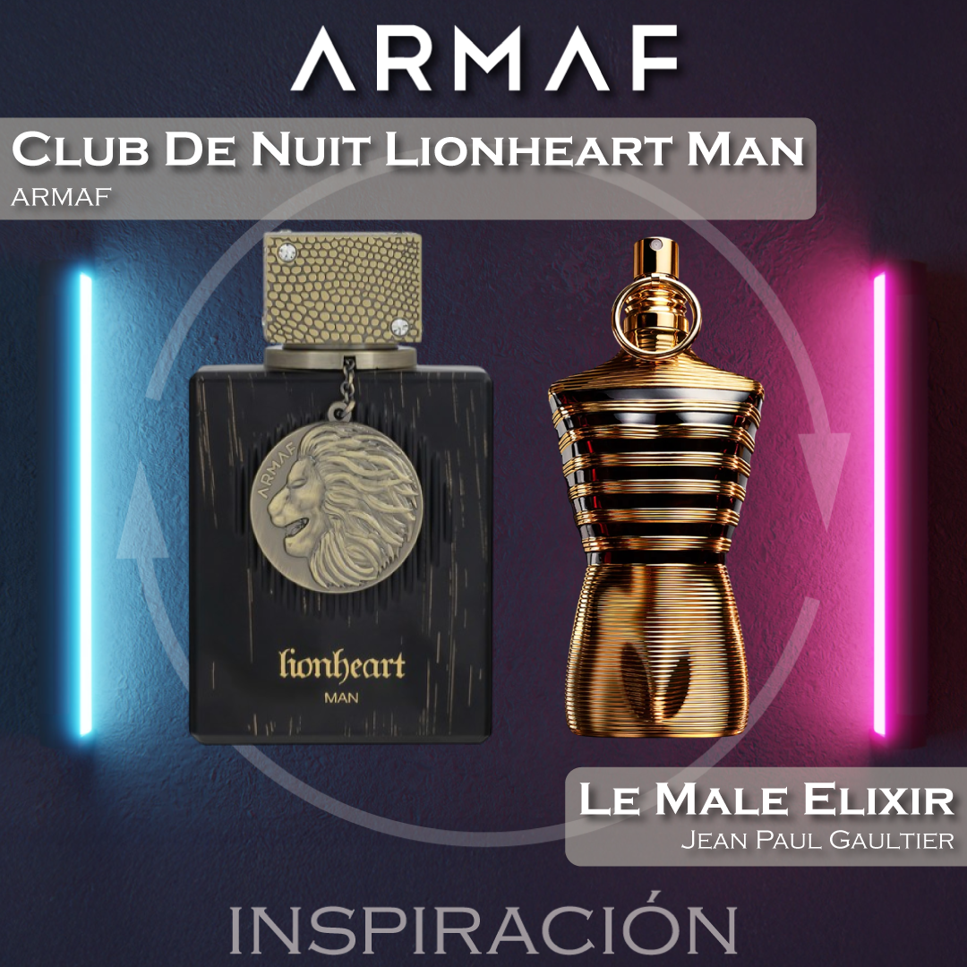 Club De Nuit Lionheart Man EDP 100 ML - Armaf (Inspirado en Le Male Elixir)