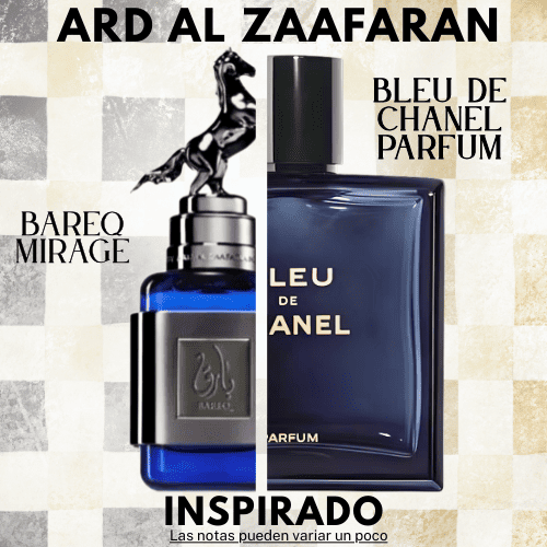 Bareq Mirage EDP 100 ML Unisex - Ard Al Zaafaran - (Inspirado en Bleu)