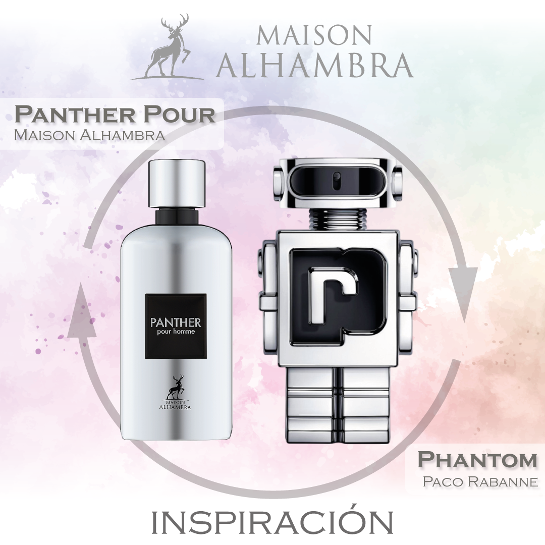 Panther Pour Homme EDP 100 ML- Maison Alhambra (Inspirado en Phantom Paco Rabanne)