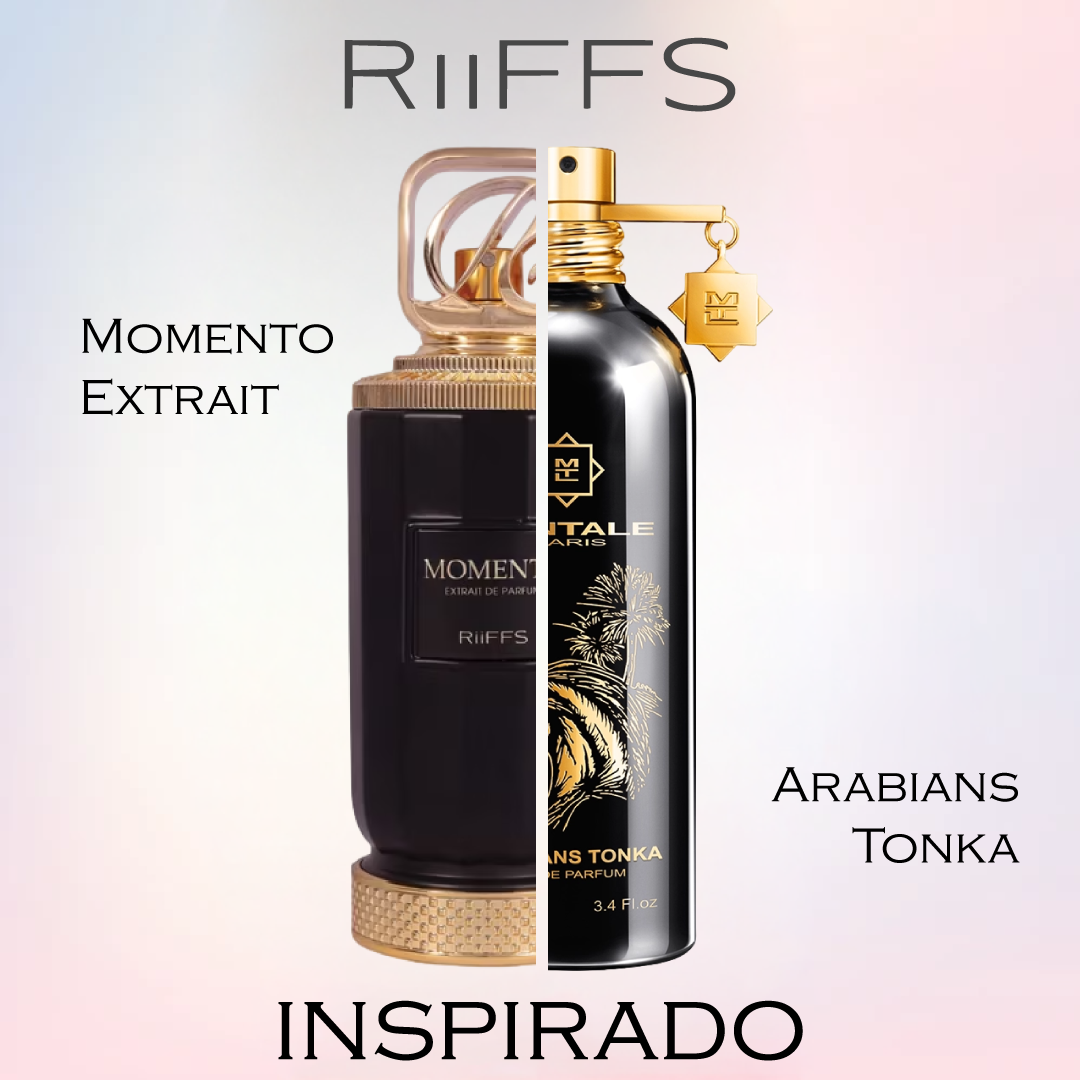 Momento Extrait De Parfum 100 ML Unisex - Riiffs - (Inspirado en Arabians Tonka)