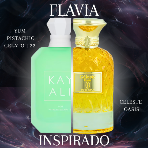 Celeste Oasis EDP 100 ML Unisex -  Flavia - (Inspirado en Yum Pistachio Gelato | 33 de Kayali)