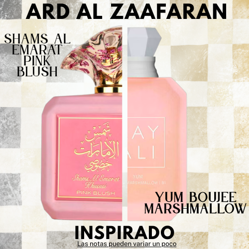 Shams Al Emarat Pink Blush EDP  100 ML Unisex - Ard Al Zaafaran - (Yum Boujee Marshmallow)