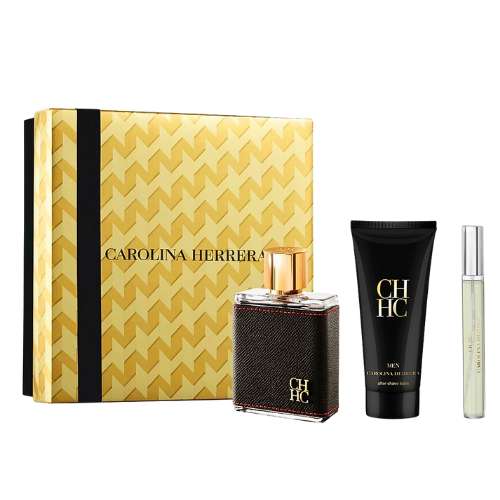 CH Men EDT 100 ML + A/S 100 ML + Travel 10 ML Estuche - Carolina Herrera