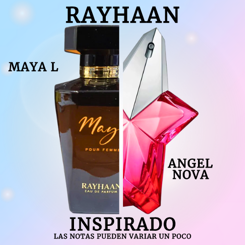Maya L EDP 100 ML For Woman  - Rayhaan - (Inspirado en Angel Nova de Thierry Mugler)