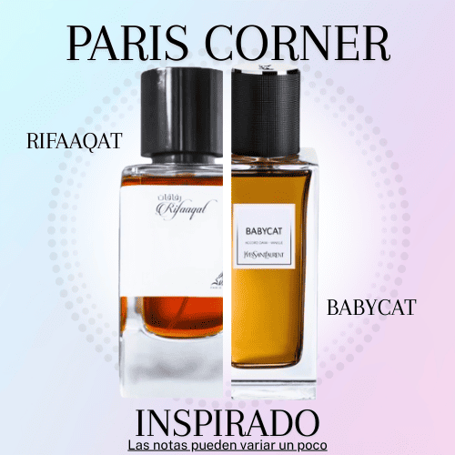 Rifaaqat EDP 85 ML Unisex - Paris Corner - (Inspirado en Babycat)