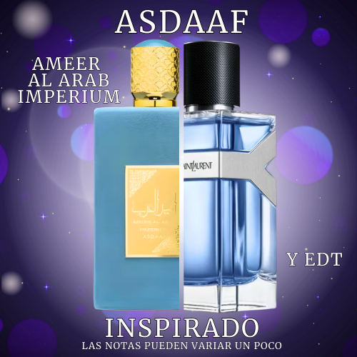 Ameer Al Arab Imperium EDP 100 ML Unisex - Asdaaf (Inspirado en Y (Eau de Toilette) de Yves Saint Laurent)