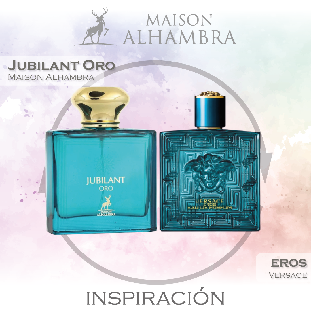 Jubilant Oro EDP 100 ML Unisex - Maison Alhambra (Inspirado en Versace Eros)