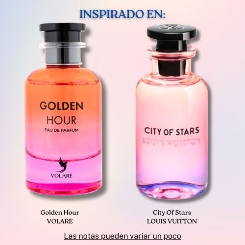 Golden Hour EDP 100 ML  Unisex - Volare (Inspirado en City of Stars)