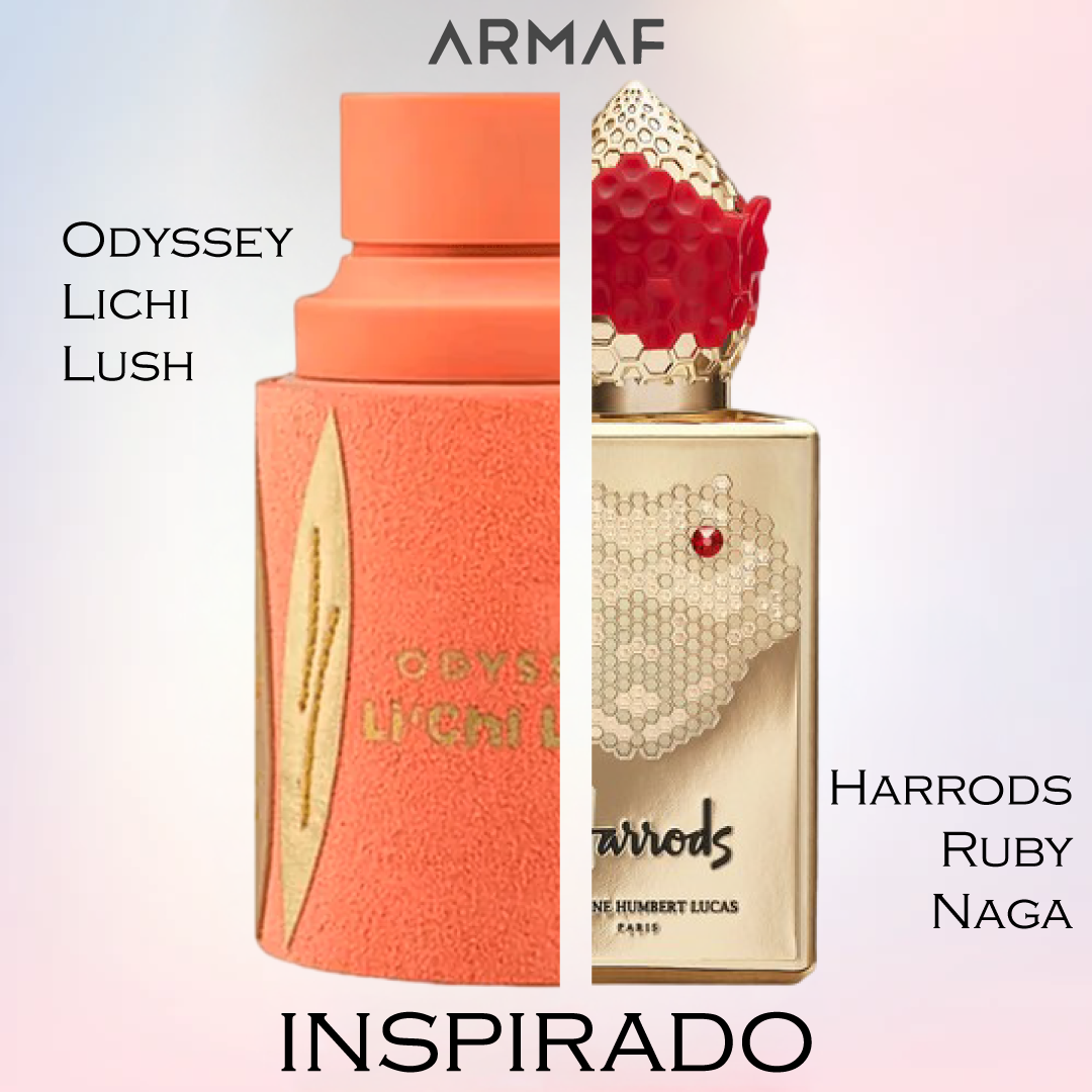 Odyssey Lichi Lush EDP 100 ML For Women - Armaf - (Inspirado en Harrods Ruby Naga)