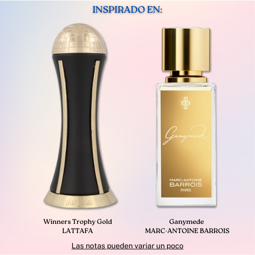 Winners Trophy Gold EDP 100 ML Unisex - Lattafa Pride (Inspirado en Ganymede)