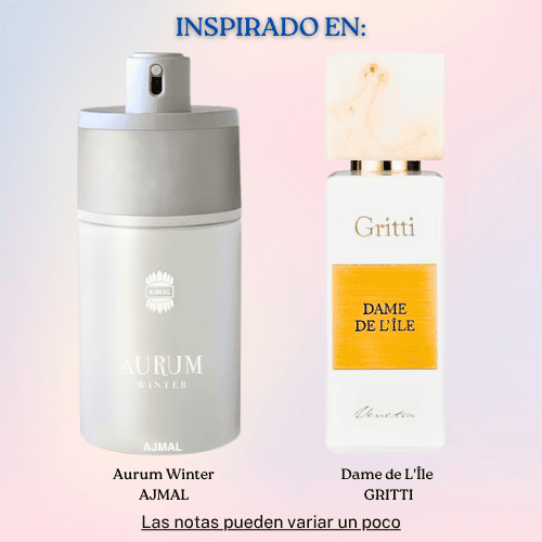 Aurum Winter EDP 75 ML Unisex - Ajmal - (Inspirado en Dame de L'Île)