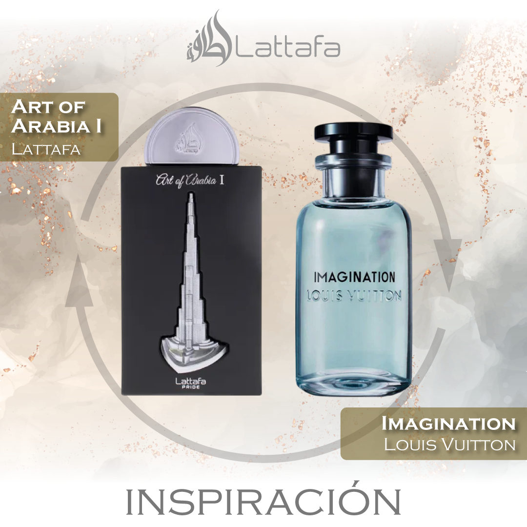 Art of Arabia I EDP 100 ML For Men -  Lattafa Pride - (Inspirado en  Louis Vuitton Imagination)